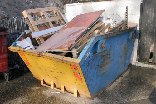 Various types of commercial skips available for hire in Norbiton
